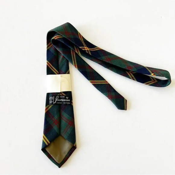 Strathmore Woolen Company Forfar Scotland Tie Marines Leathernecks Dress NWT New - Picture 5 of 5